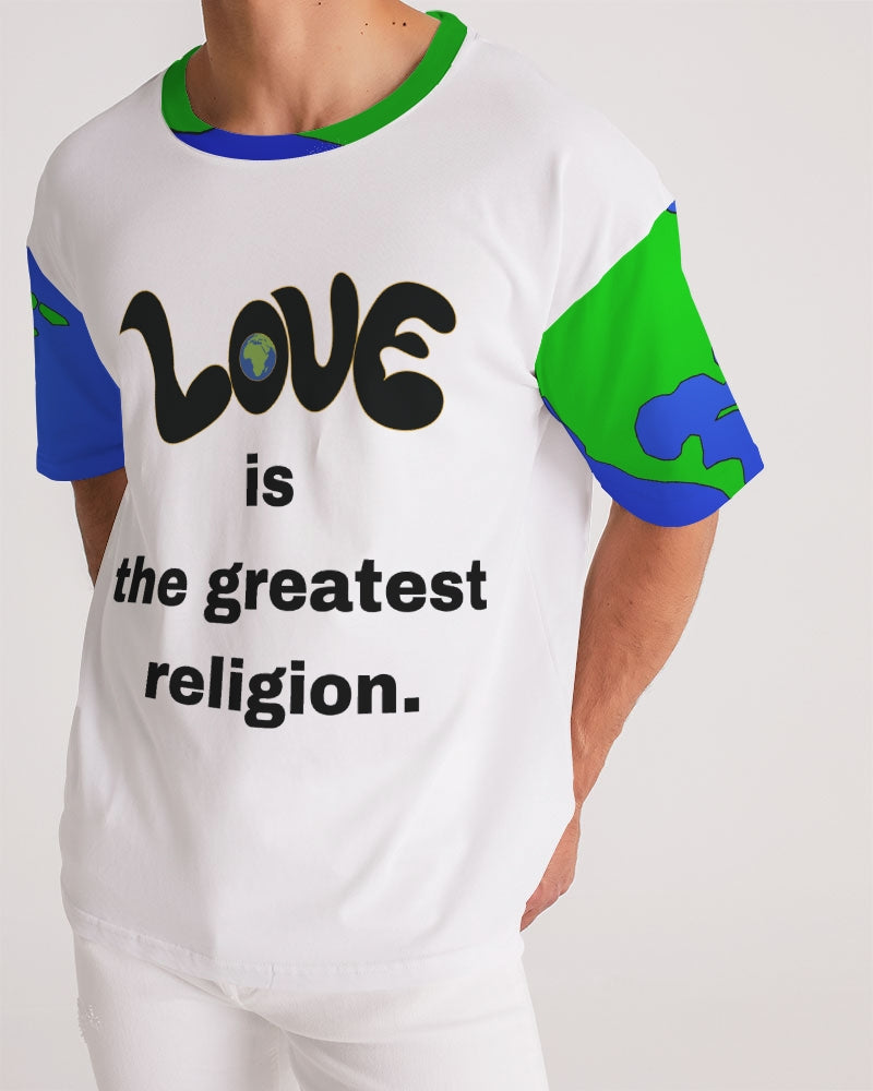 Love Is The Greatest Religion Men's Premium Heavyweight Tee