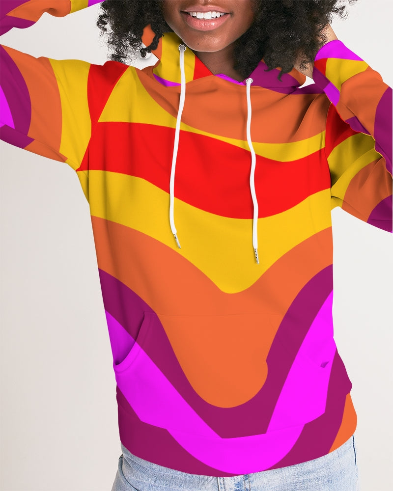 Bright Swirl Ladies Hoodie