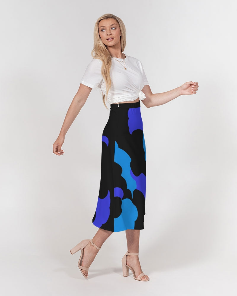 Deep Water Ladies A-Line Midi Skirt