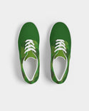 Green Fusion Ladies Lace Up Canvas Shoe