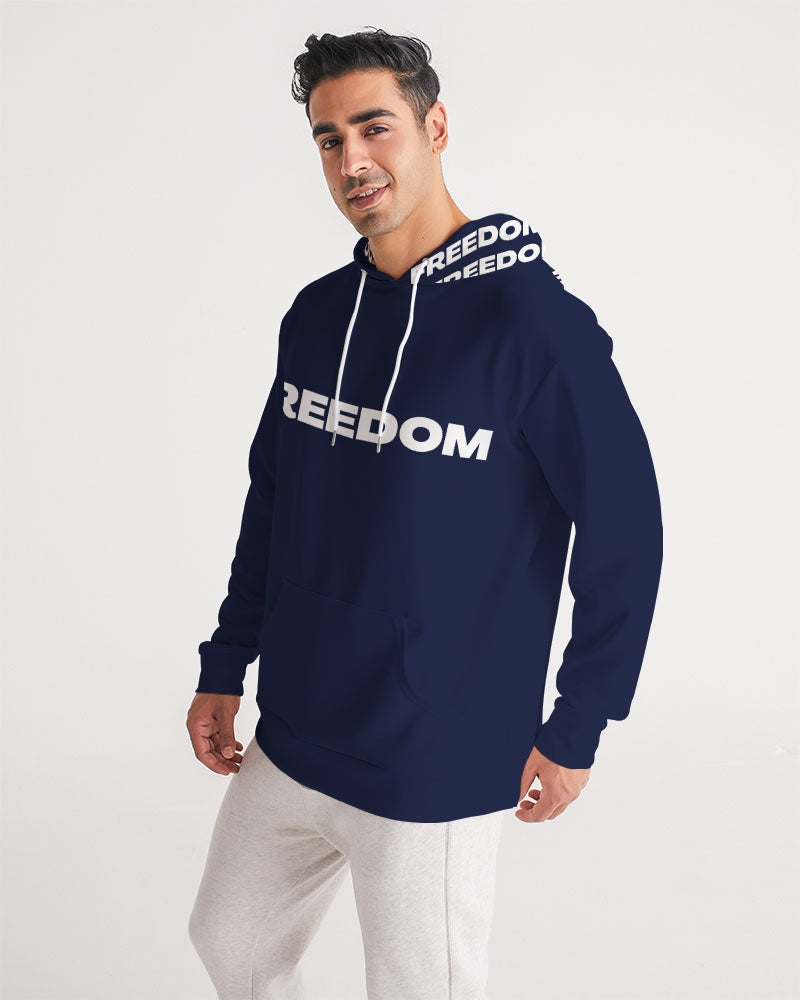 Unity and Freedom Men's Blue Hoodie