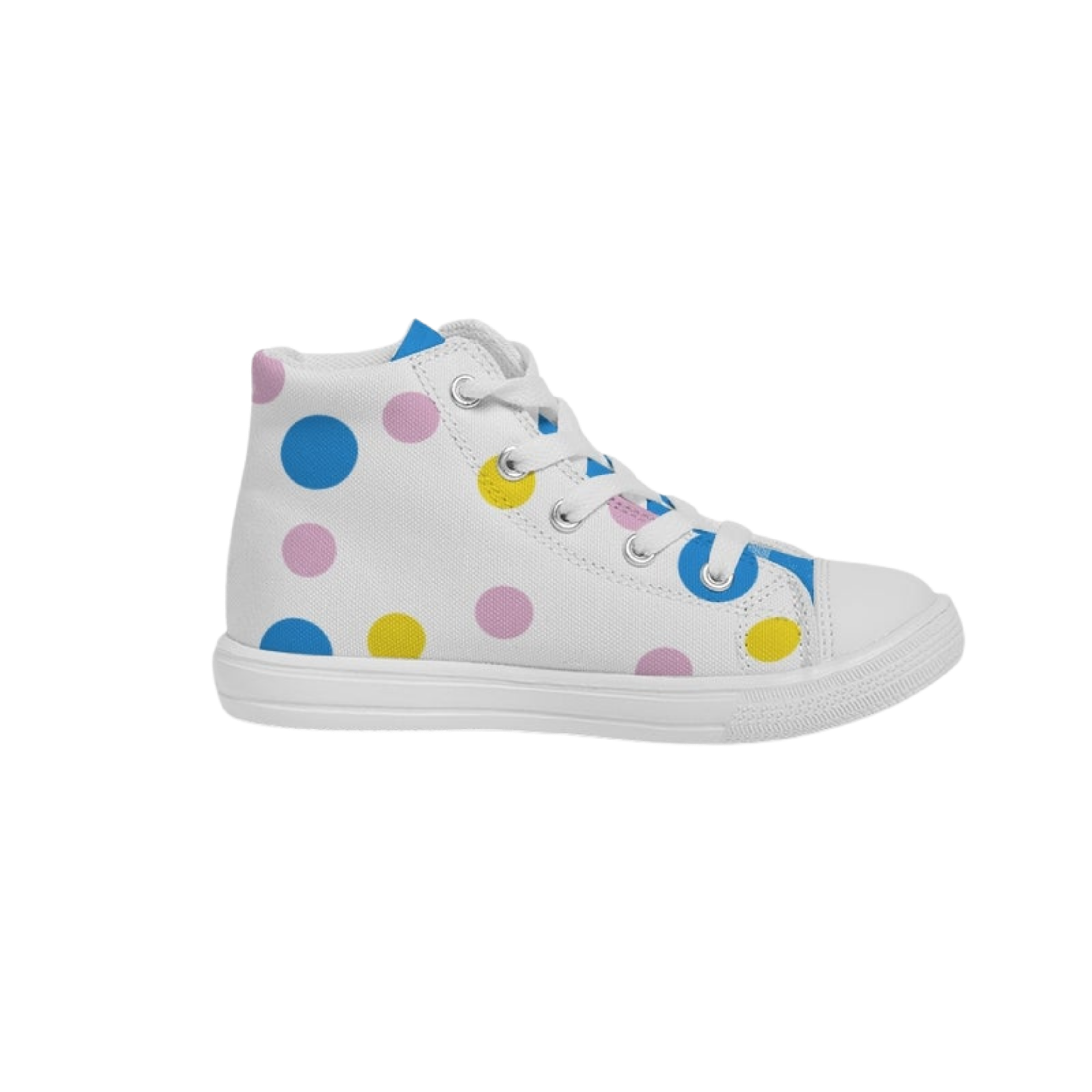 Circus Fun Kids Hightop Canvas Shoe