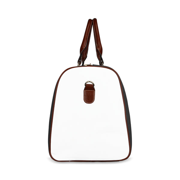 Classic Peach Tan/Cream Waterproof Travel Bag/Large