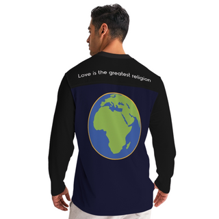 Love Is The Greatest Religion Men's Long Sleeve Sports Jersey