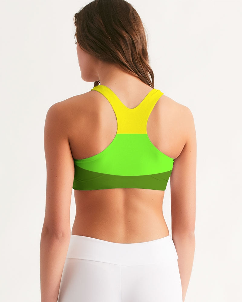 Lemon Lime Ladies Sports Bra - 0