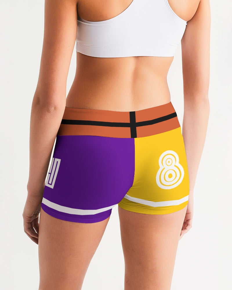 HOOP LEGEND Ladies Mid-Rise Yoga Shorts - 0