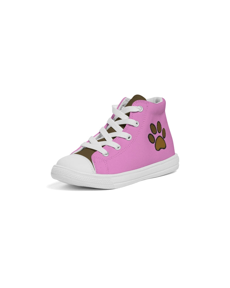 Dog's Best Friend Girls Hightop Canvas Shoe