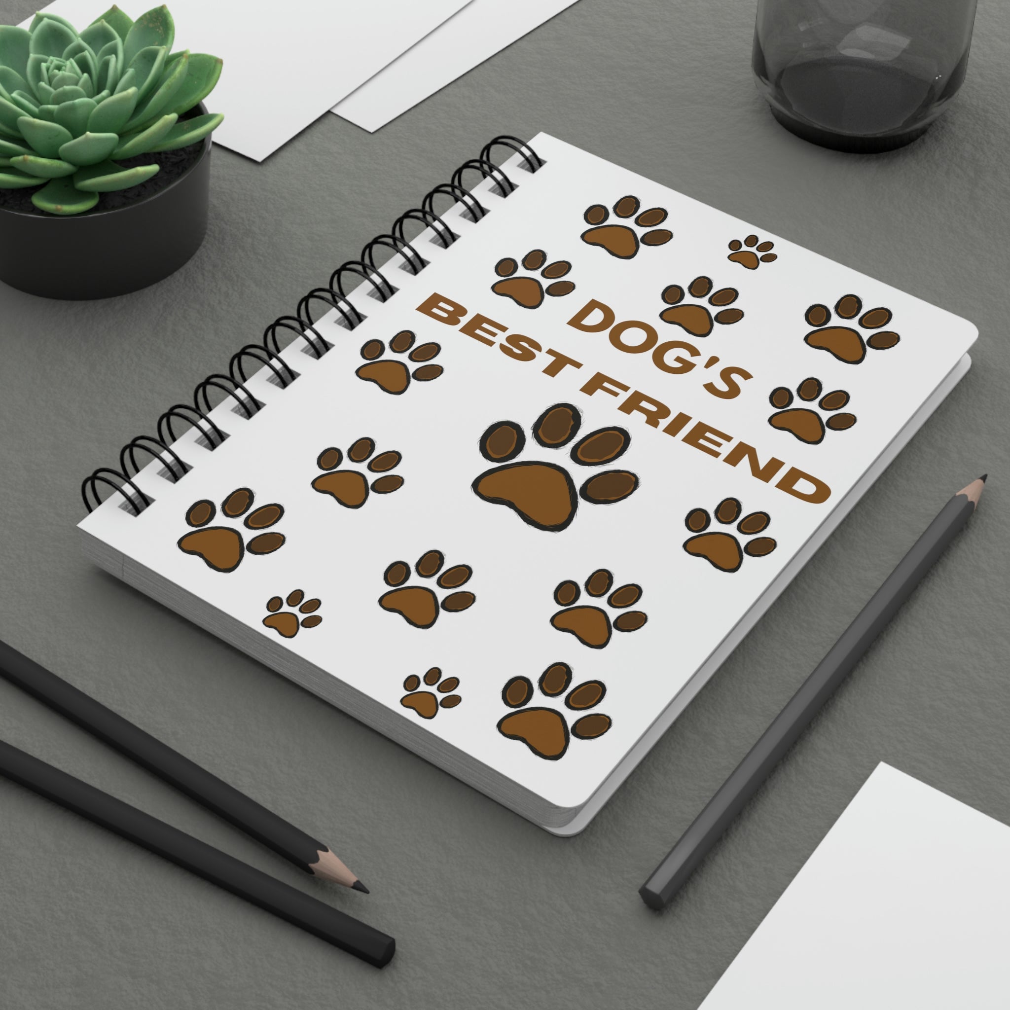 Dog's Best Friend Spiral Bound Journal