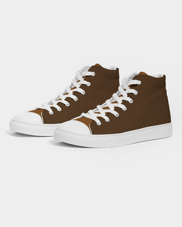 Dark Brown Hightop Men's Shoe