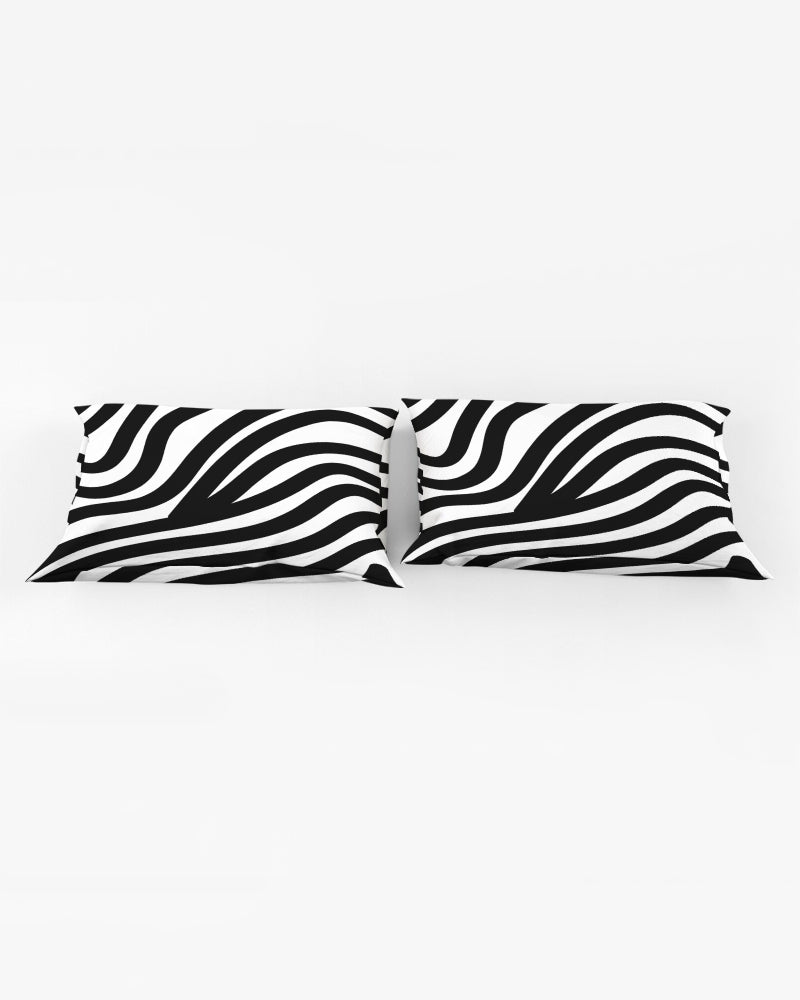 Zebra Print Queen Pillow Case - 0