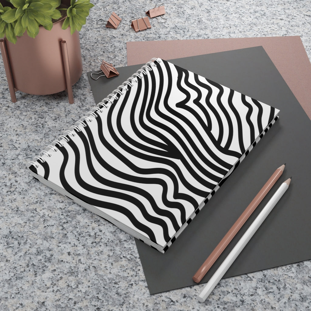 Zebra Spiral Notebook - 0