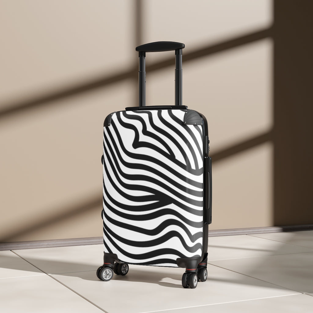 Zebra Print Suitcases