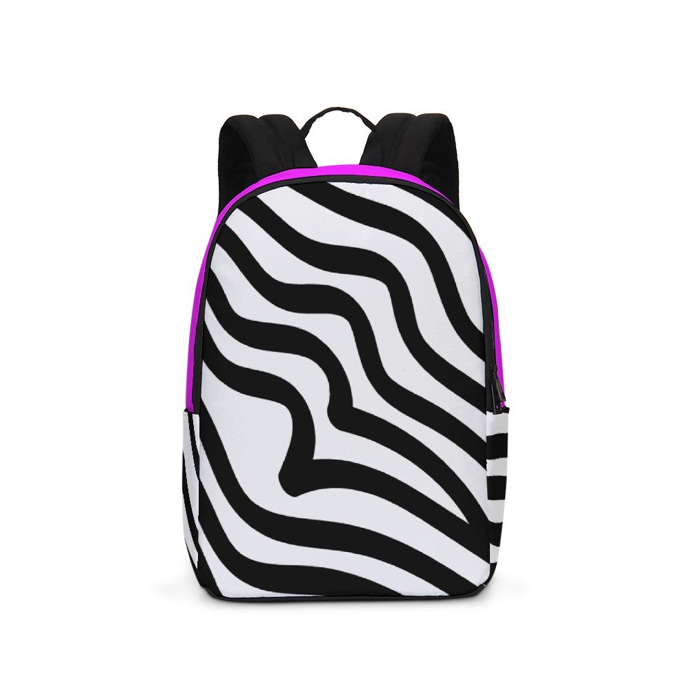 Zebra Hot Pink Girls Large Back Pack