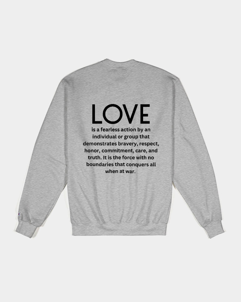 LOVE IS Men's Sweatshirt | Champion