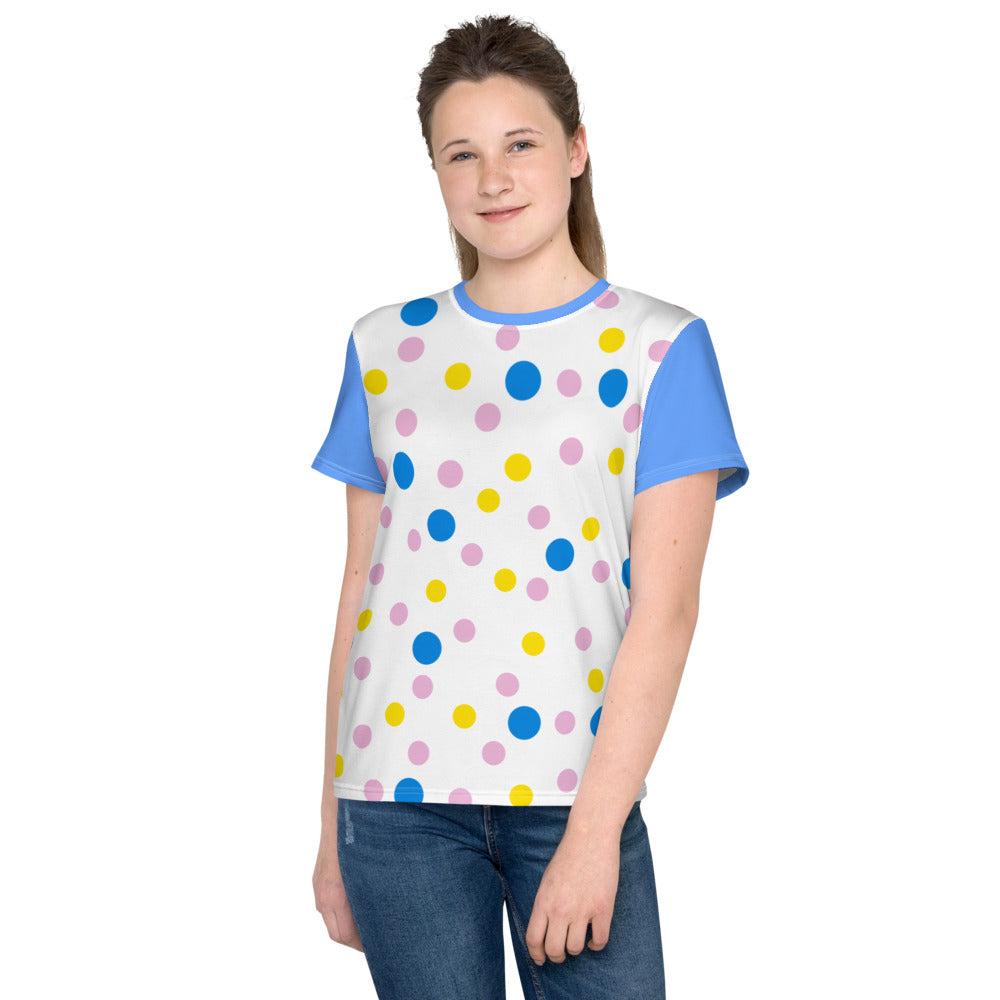 Circus Fun Girls Youth Crew Neck T-shirt