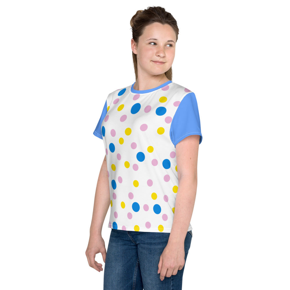 Circus Fun Girls Youth Crew Neck T-shirt