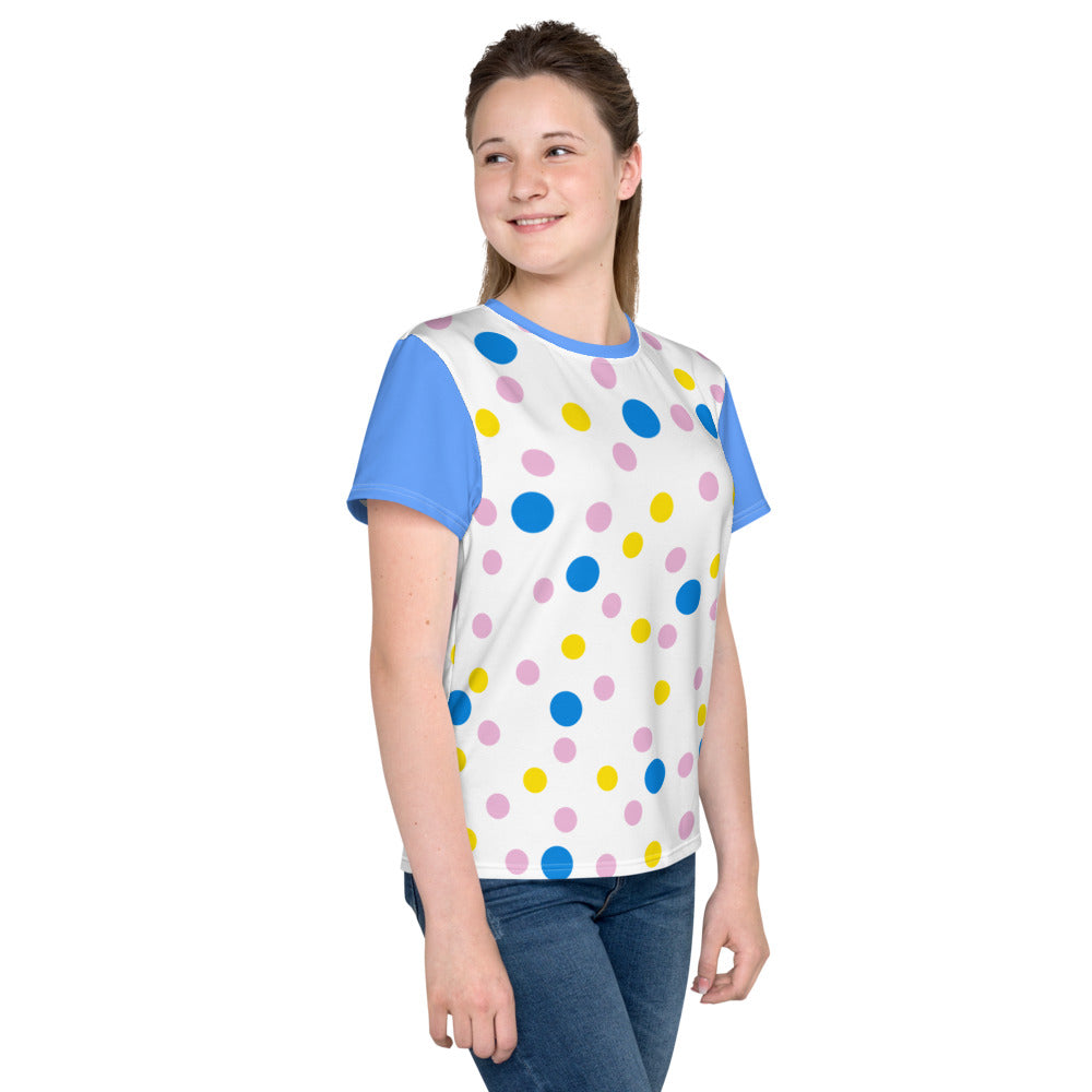 Circus Fun Girls Youth Crew Neck T-shirt