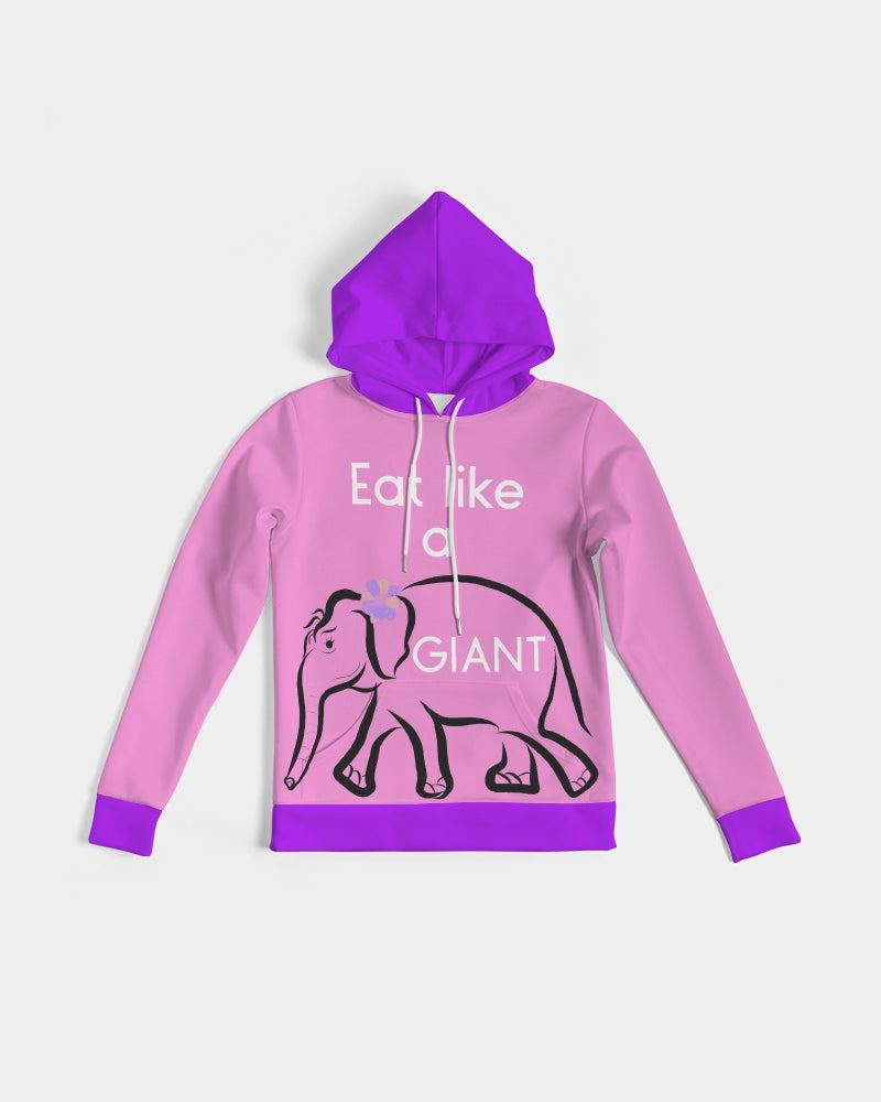 Eat Like A Giant Pink Ladies Hoodie