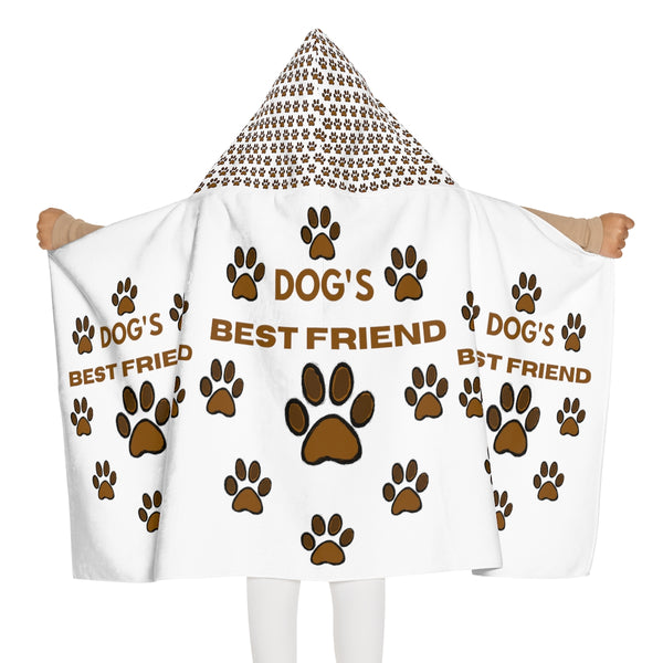 Dog's Best Friend Kids Hooded Towel