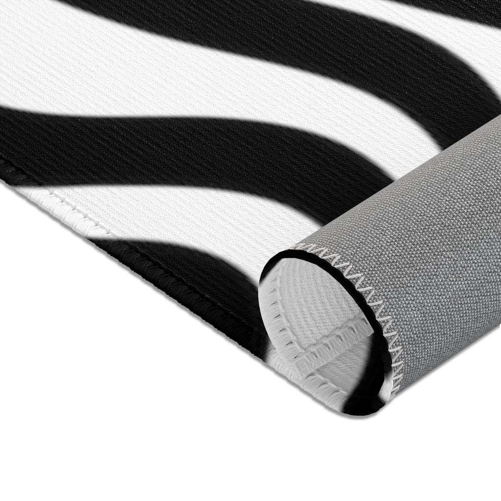 Zebra Print Area Rugs