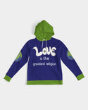Love Is The Greatest Religion Men's Hoodie (QR CODE ON BACK FOR BRAND SUPPORTERS)