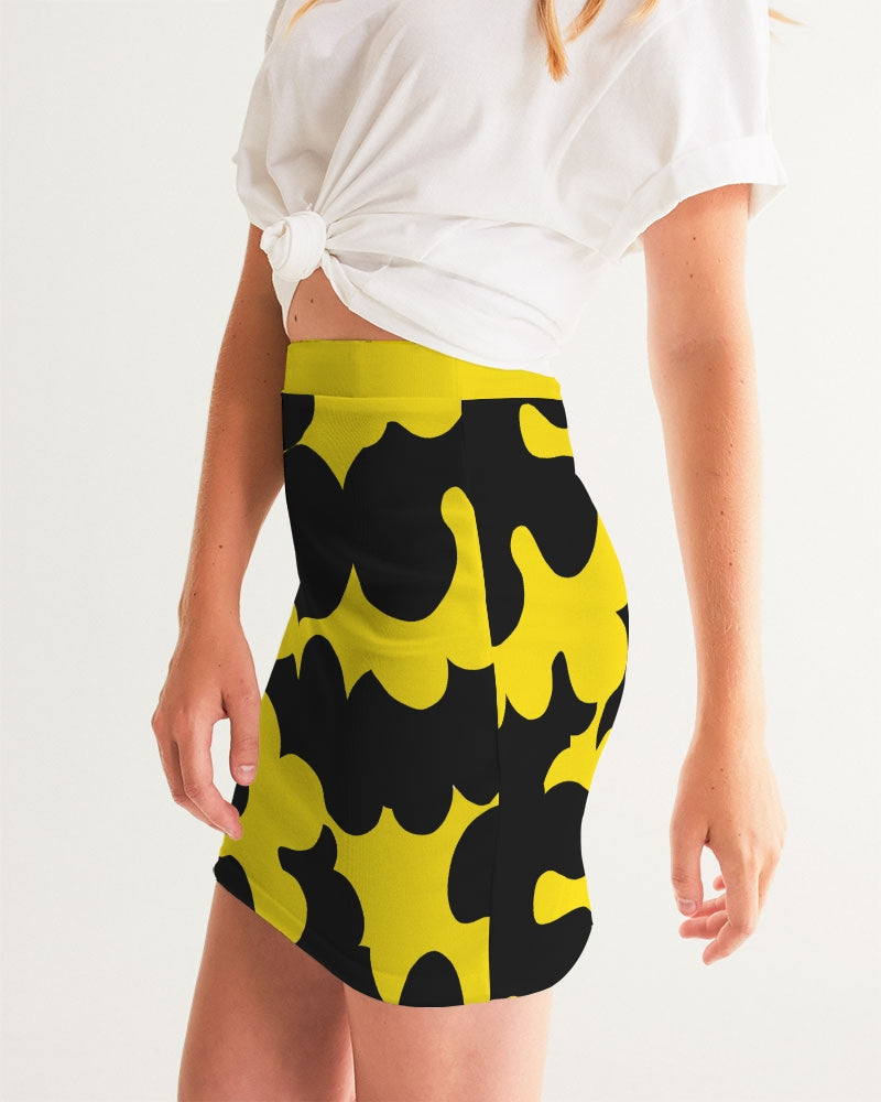 Bumble Bee Ladies Mini Skirt