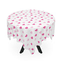 Pink Hearts Table Cloth