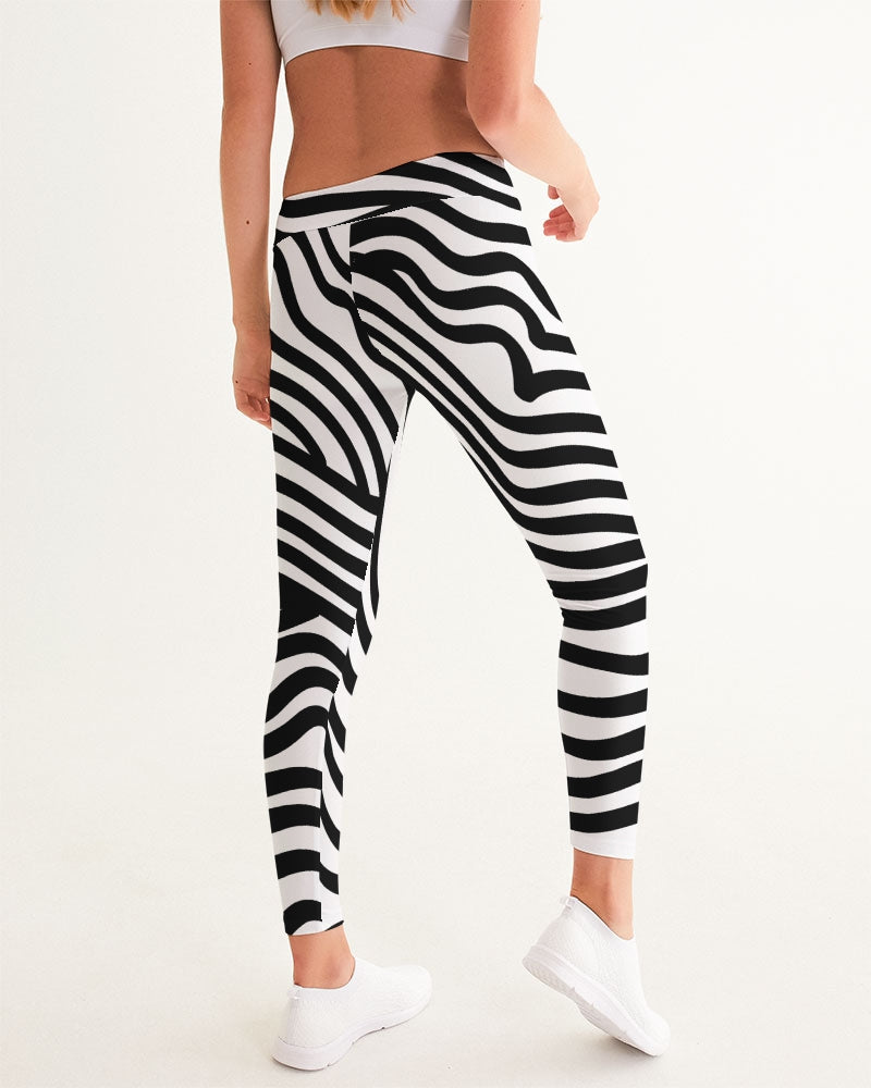 Zebra Print Ladies Yoga Pants - 0