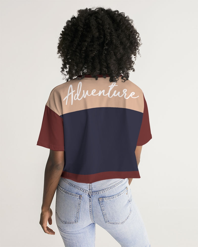 ADVENTURE Ladies Lounge Cropped Tee