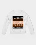Freedom and Justice Girls Sweatshirt