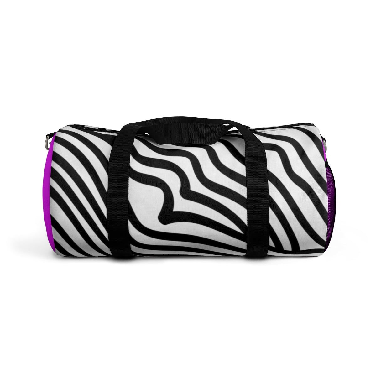 Hot Pink Zebra Print Duffel Bag