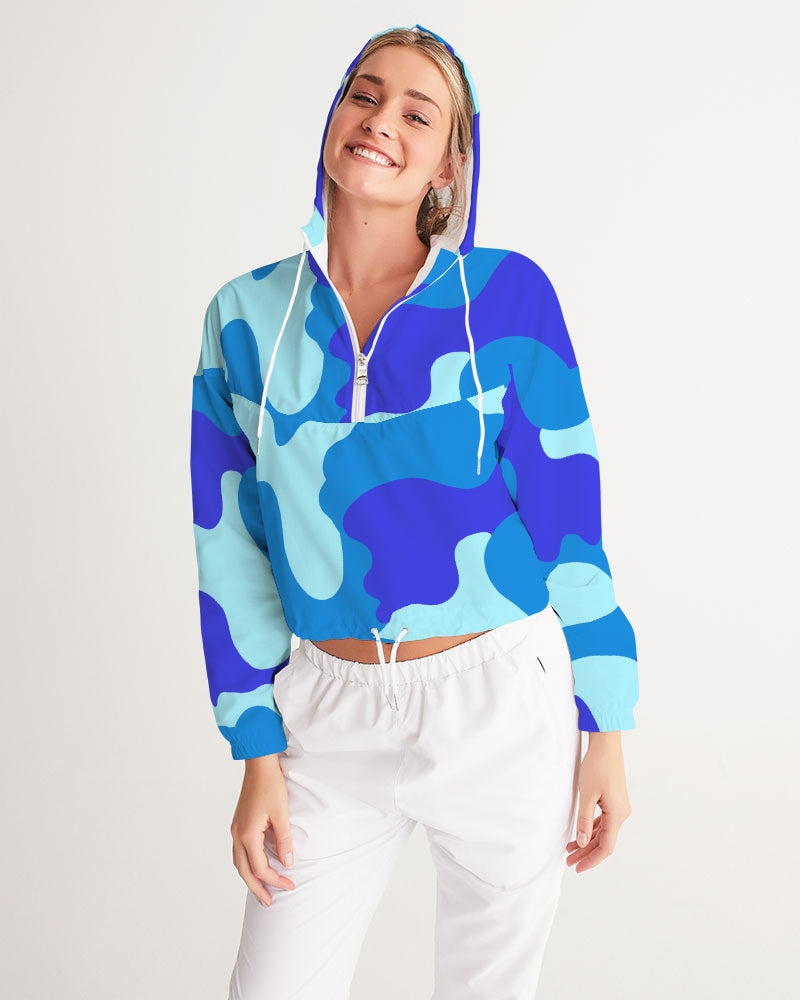 Ocean's Best Ladies Cropped Windbreaker