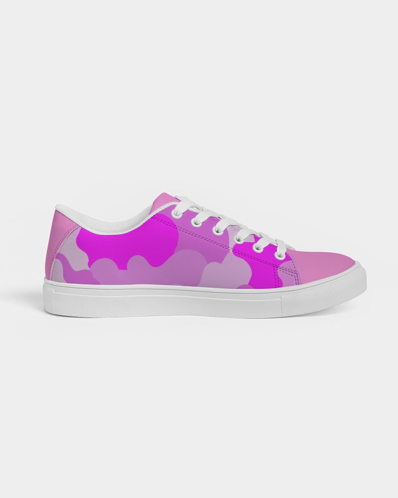 Pink Fusion Ladies Faux-Leather Sneaker