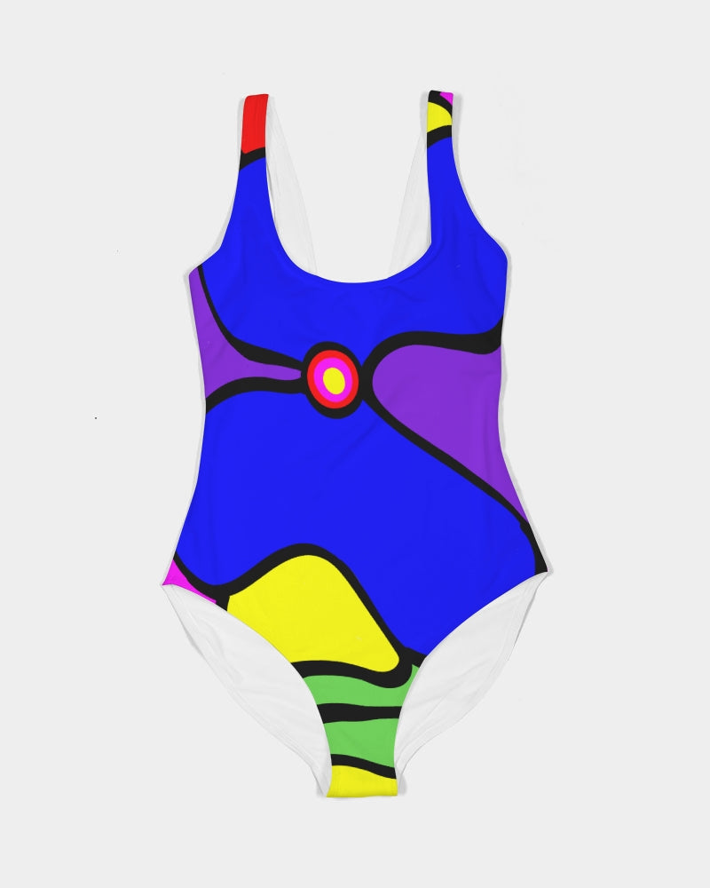 Tibetan Apple Ladies One-Piece Swimsuit