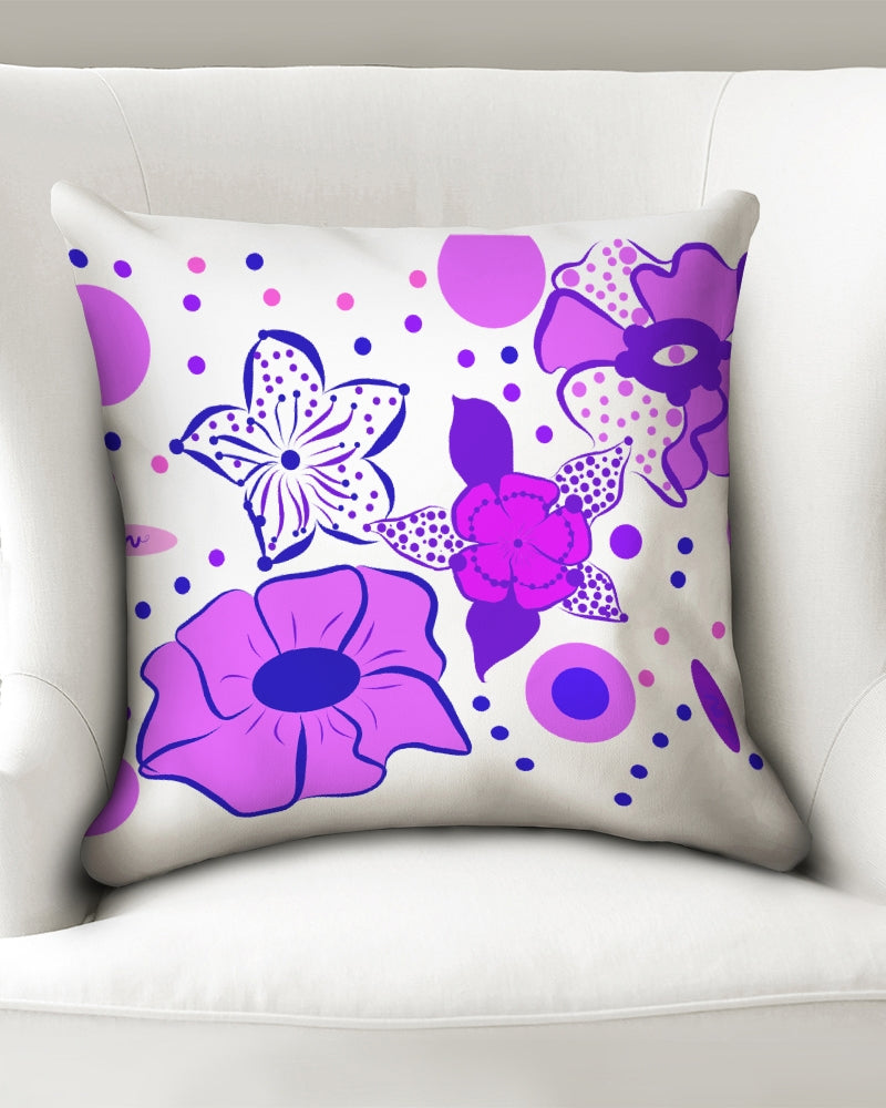 Flower Girl 18x18 Throw Pillow Case - 0