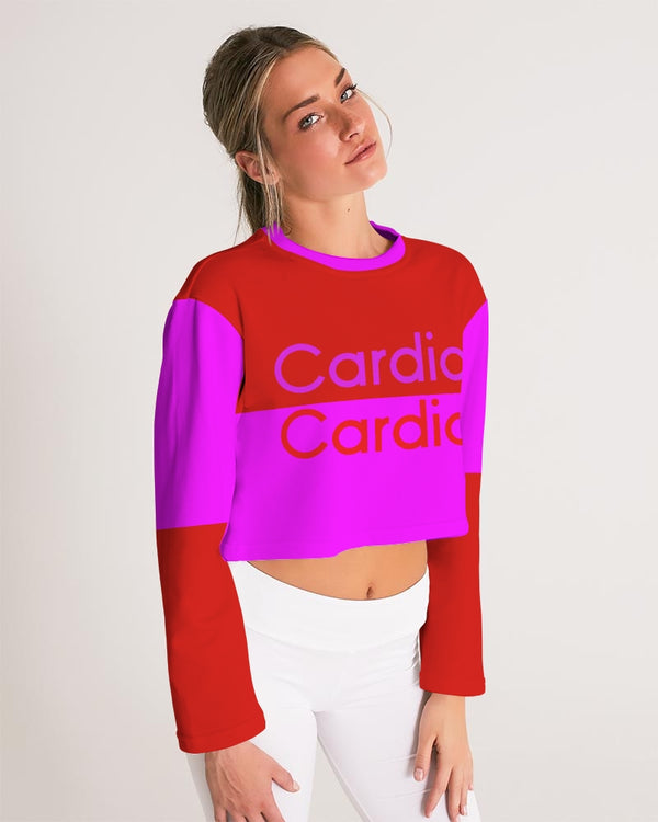 Cardio Hot Ladies Cropped Sweatshirt