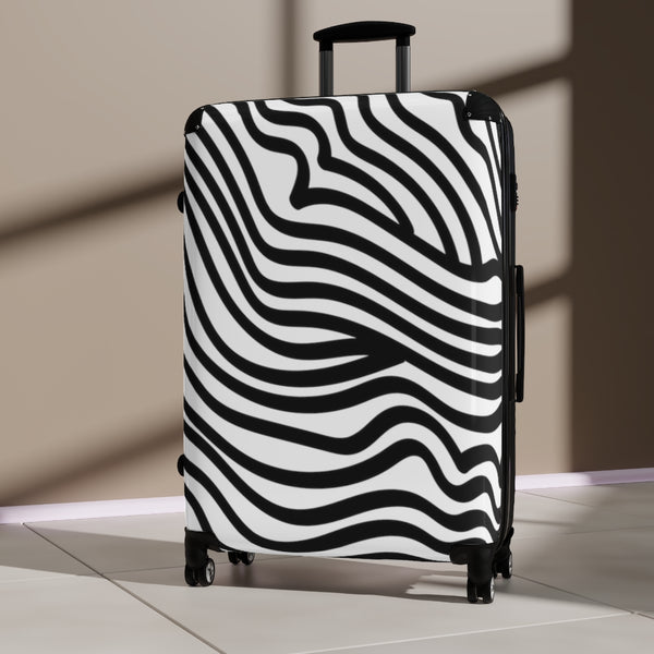 Zebra Print Suitcases