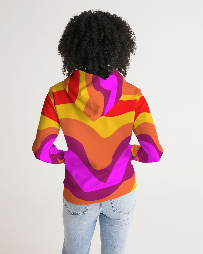 Bright Swirl Ladies Hoodie - 0