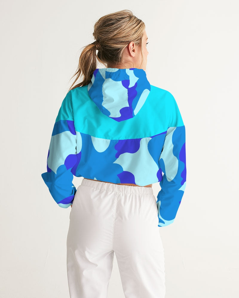 Ocean's Best Ladies Cropped Windbreaker - 0