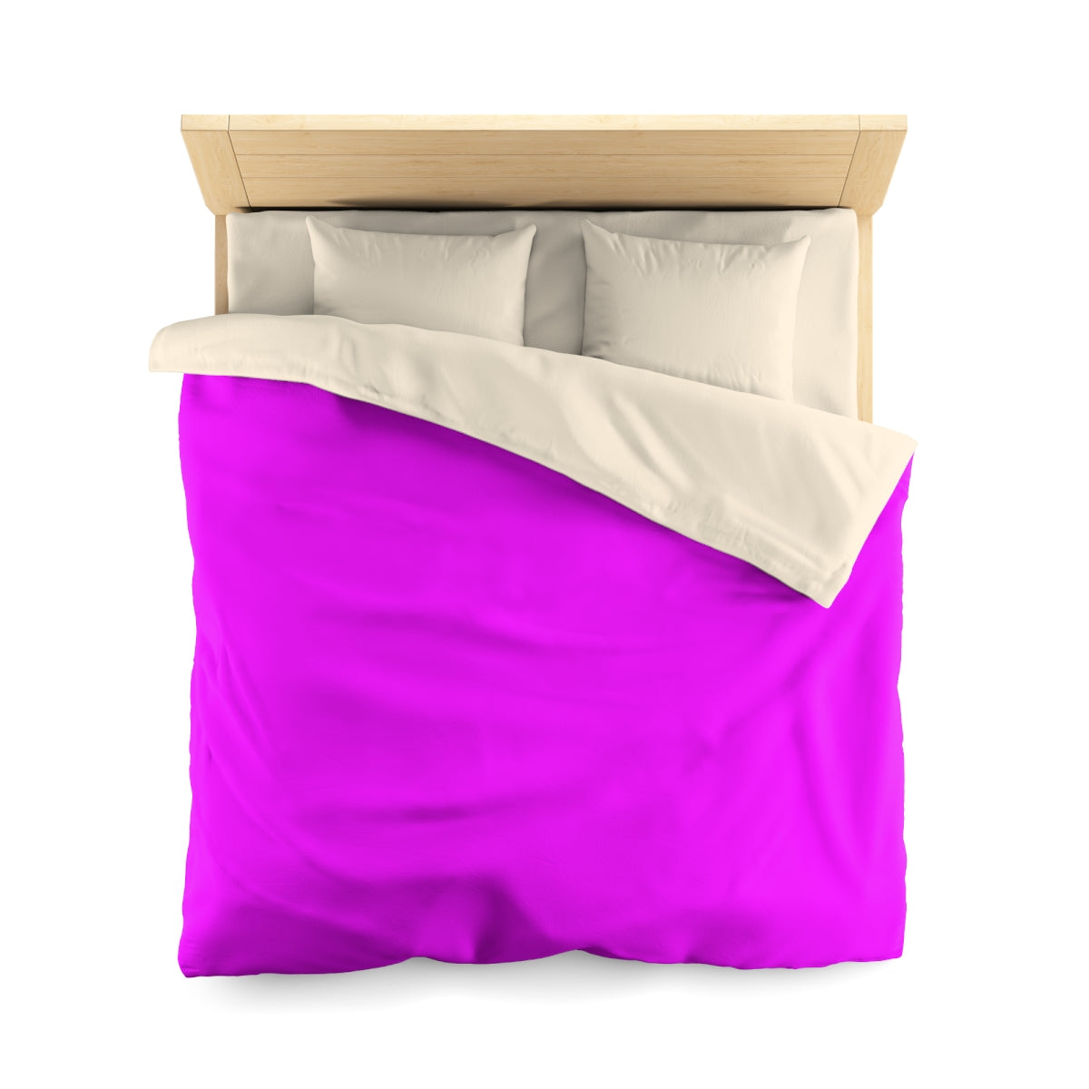 Hot Pink Microfiber Duvet Cover