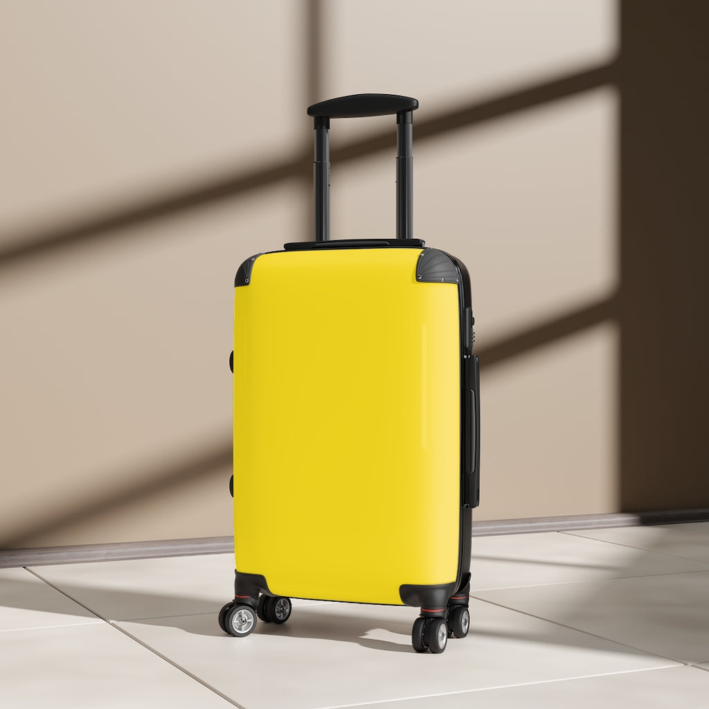 Bright Yellow Suitcases