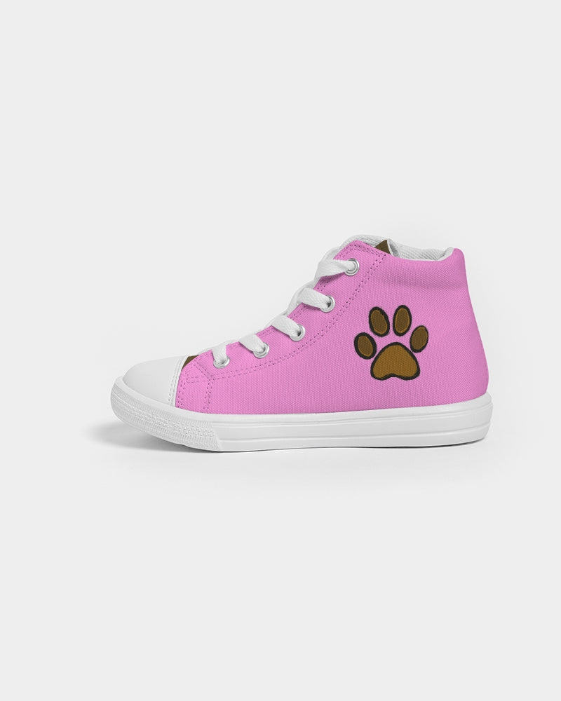 Dog's Best Friend Girls Hightop Canvas Shoe