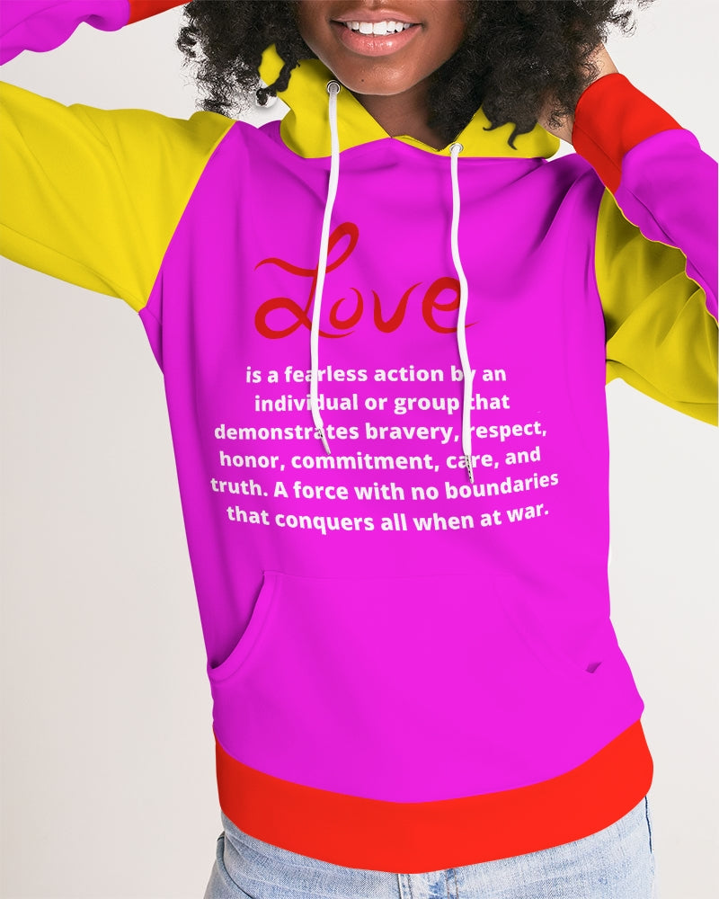 LOVE IS Ladies Hoodie