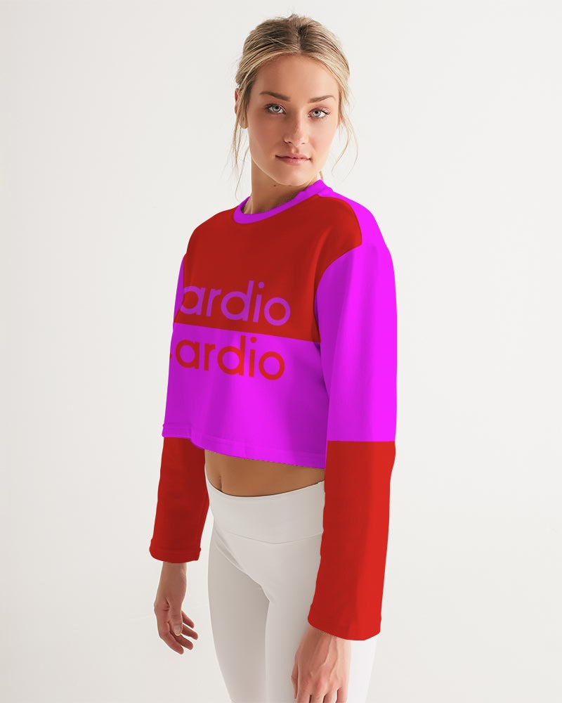 Cardio Hot Ladies Cropped Sweatshirt