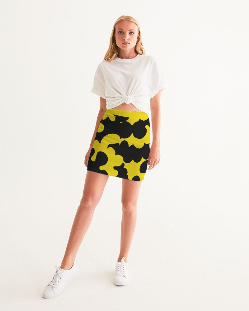 Bumble Bee Ladies Mini Skirt