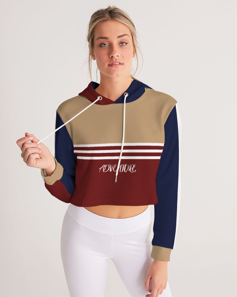 ADVENTURE Ladies Cropped Hoodie