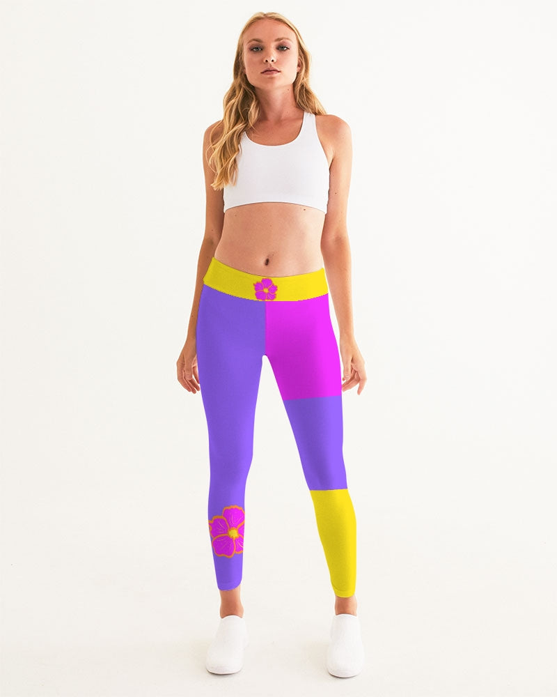 Cali Flower Ladies Yoga Pants