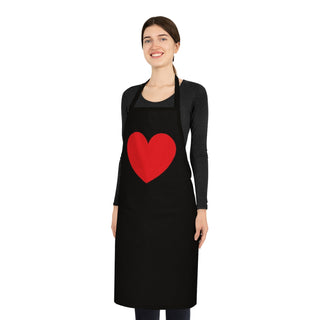 Big Red Heart 100% Cotton Apron