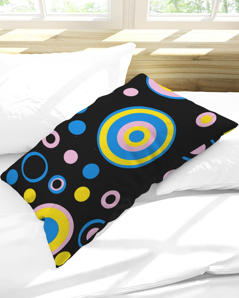 Cutey Pastel Black Queen Pillow Case