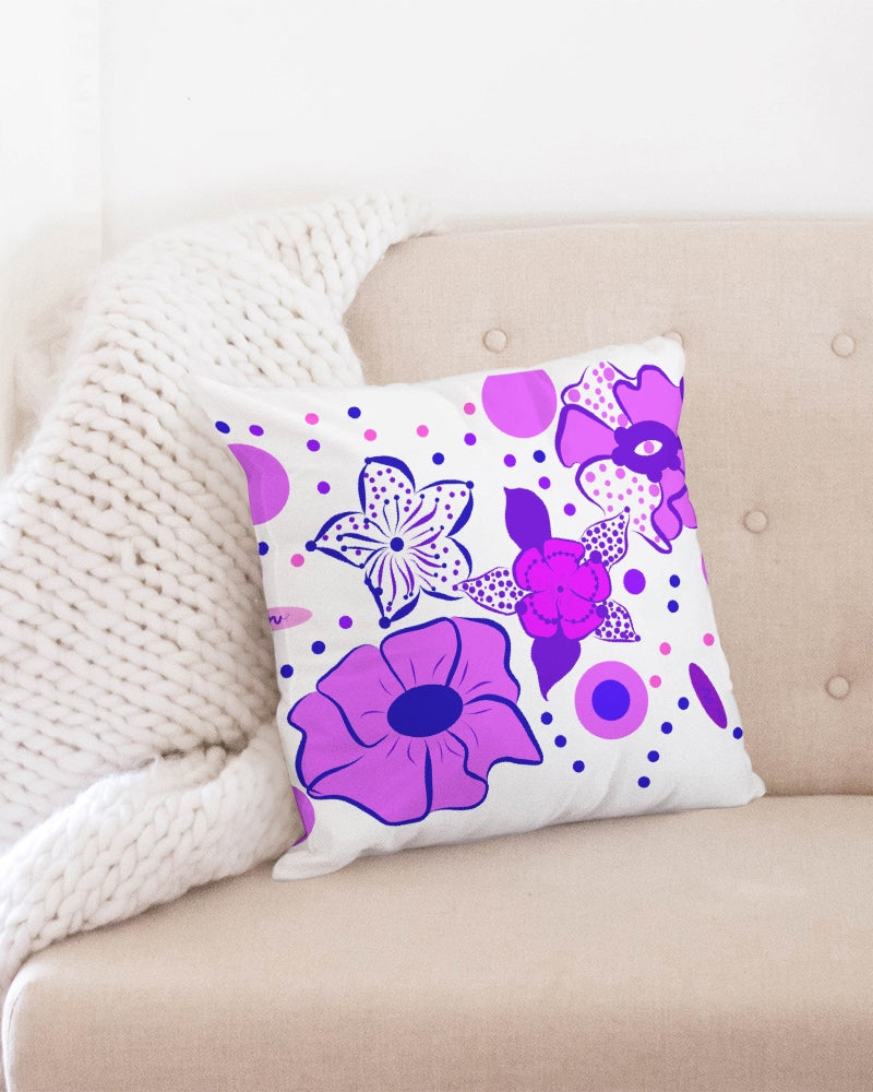 Flower Girl 18x18 Throw Pillow Case